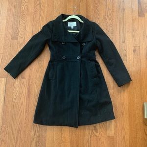 Old Navy Black Dress Coat - Size Small